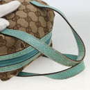 GUCCI GG Canvas Hand Bag Beige 124542 0416 Auth BSZ369-7