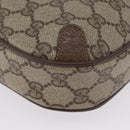 GUCCI GG Supreme Web Sherry Line Bag PVC Beige Gold 89 02 066i Auth BSZ370-14