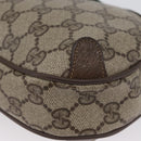 GUCCI GG Supreme Web Sherry Line Bag PVC Beige Gold 89 02 066i Auth BSZ370-15