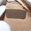 GUCCI GG Supreme Web Sherry Line Bag PVC Beige Gold 89 02 066i Auth BSZ370-19