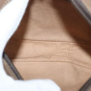 GUCCI GG Supreme Web Sherry Line Bag PVC Beige Gold 89 02 066i Auth BSZ370-10