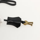 HERMES Pochette jet Clutch Bag Leather Black Gold Auth BSZ371-16