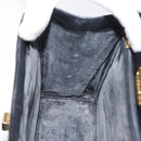 GIVENCHY Hand Bag Leather Black Gold Auth BSZ372-21