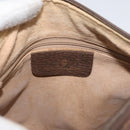 GUCCI GG Supreme Web Sherry Line Bag PVC Beige Gold 89 02 032 Auth BSZ376-16