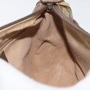 GUCCI GG Supreme Web Sherry Line Bag PVC Beige Gold 89 02 032 Auth BSZ376-18