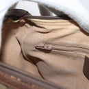 GUCCI GG Supreme Web Sherry Line Bag PVC Beige Gold 89 02 032 Auth BSZ376-20