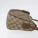 GUCCI GG Supreme Web Sherry Line Bag PVC Beige Gold 89 02 032 Auth BSZ376-4