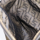 FENDI Zucca Canvas Pouch Brown Black Auth BSZ377-12