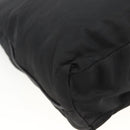 PRADA Tote Bag Nylon Black Silver Auth BSZ380-17