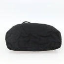 PRADA Tote Bag Nylon Black Silver Auth BSZ380-5