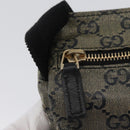 GUCCI GG Crystal Waist bag Coated Canvas Navy Gold 28566 Auth BSZ382-14