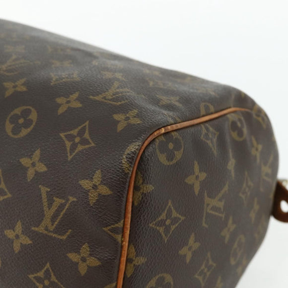 LOUIS VUITTON Monogram Speedy 30 Hand Bag M41526 LV Auth BSZ388