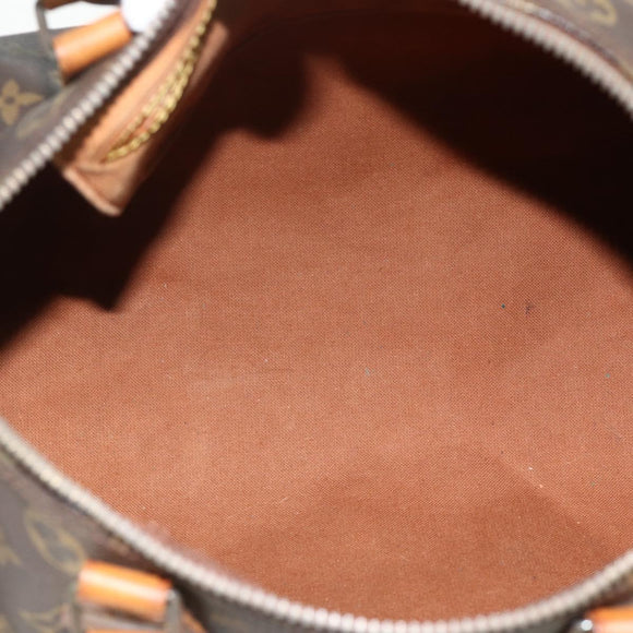 LOUIS VUITTON Monogram Speedy 30 Hand Bag M41526 LV Auth BSZ388