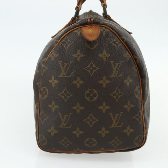 LOUIS VUITTON Monogram Speedy 30 Hand Bag M41526 LV Auth BSZ388