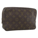 LOUIS VUITTON Monogram Trousse Toilette 23 Clutch Bag M47524 LV Auth BSZ391-1