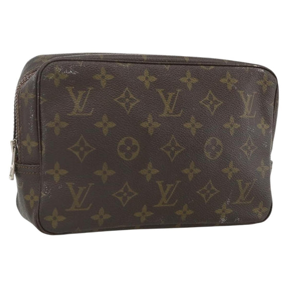 LOUIS VUITTON Monogram Trousse Toilette 23 Clutch Bag M47524 LV Auth BSZ391