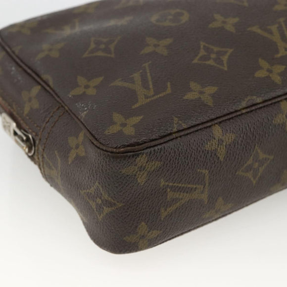 LOUIS VUITTON Monogram Trousse Toilette 23 Clutch Bag M47524 LV Auth BSZ391