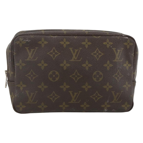 LOUIS VUITTON Monogram Trousse Toilette 23 Clutch Bag M47524 LV Auth BSZ391