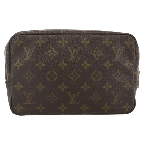 LOUIS VUITTON Monogram Trousse Toilette 23 Clutch Bag M47524 LV Auth BSZ391