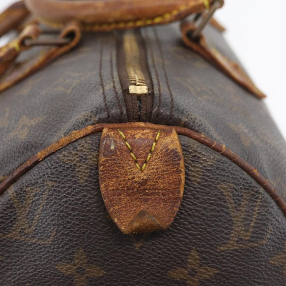 LOUIS VUITTON Monogram Speedy 30 Hand Bag M41526 LV Auth BSZ394