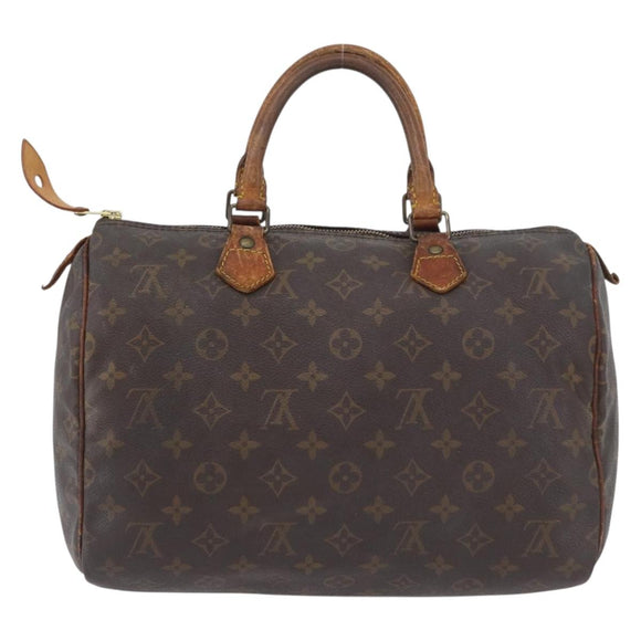 LOUIS VUITTON Monogram Speedy 30 Hand Bag M41526 LV Auth BSZ394