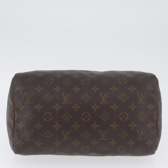 LOUIS VUITTON Monogram Speedy 30 Hand Bag M41526 LV Auth BSZ394