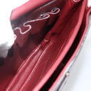 CARTIER Must Line Shoulder Bag Leather Bordeaux Gold Auth BSZ395-17