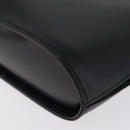 GIVENCHY Hand Bag Leather Black Gold Auth BSZ396-14