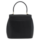 GIVENCHY Hand Bag Leather Black Gold Auth BSZ396-2