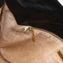 BOTTEGA VENETA INTRECCIATO Shoulder Bag Leather Black Gold Auth BSZ399-18