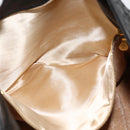 BOTTEGA VENETA INTRECCIATO Shoulder Bag Leather Black Gold Auth BSZ399-19