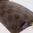 LOUIS VUITTON Damier Ebene Pochette Cosmetic PM Pouch N47516 LV Auth BSZ407-16