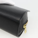 LOUIS VUITTON Epi Dauphine PM Pouch Black M48442 LV Auth BSZ408-15