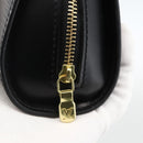 LOUIS VUITTON Epi Dauphine PM Pouch Black M48442 LV Auth BSZ408-8