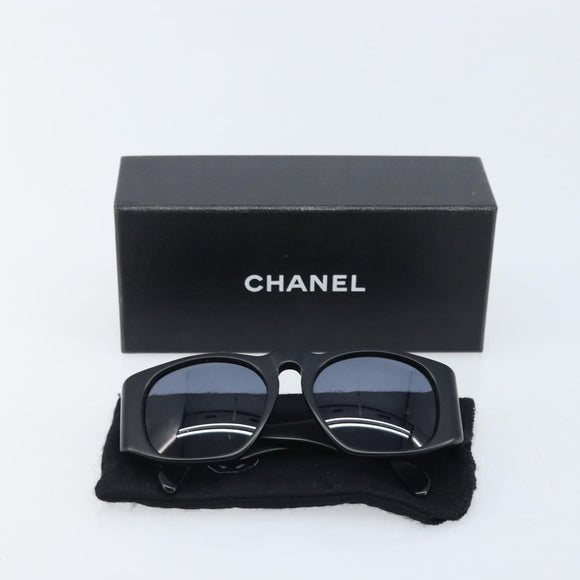 CHANEL Zonnebril plastic Zwart CC Auth BSZ412V