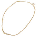 Christian Dior Necklace metal Gold Auth BSZ414V-10