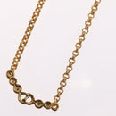 Christian Dior Necklace metal Gold Auth BSZ414V-12