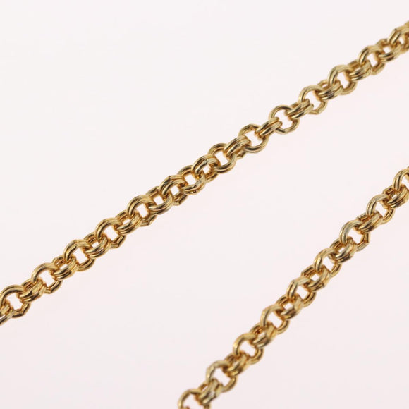 Christian Dior Necklace metal Gold Auth BSZ414V