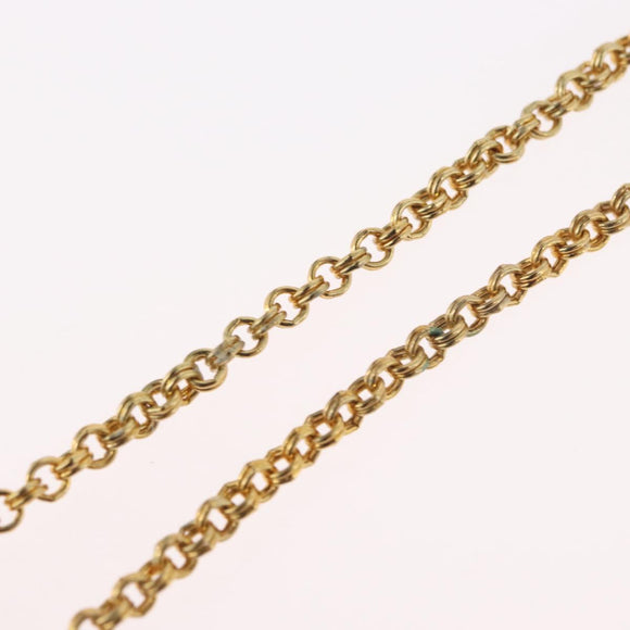 Christian Dior Necklace metal Gold Auth BSZ414V