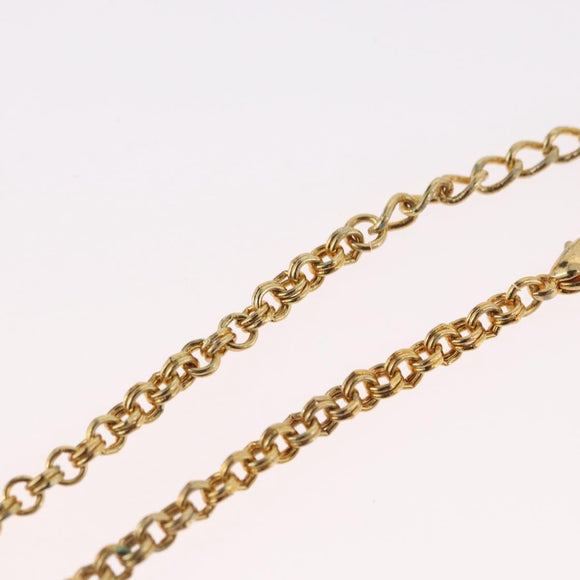 Christian Dior Necklace metal Gold Auth BSZ414V