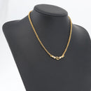Christian Dior Necklace metal Gold Auth BSZ414V-19