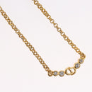 Christian Dior Necklace metal Gold Auth BSZ414V-4
