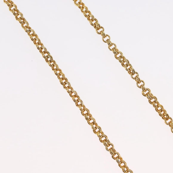 Christian Dior Necklace metal Gold Auth BSZ414V
