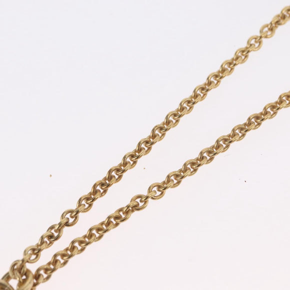 Christian Dior Necklace metal Gold Auth BSZ415