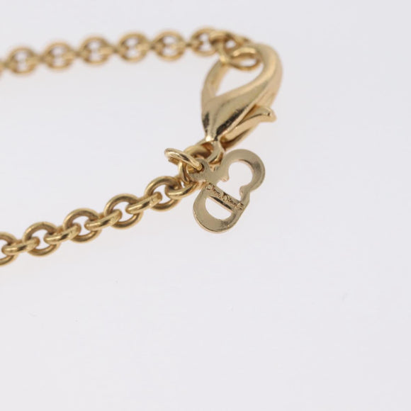 Christian Dior Necklace metal Gold Auth BSZ415