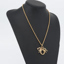 Christian Dior Necklace metal Gold Auth BSZ415-15