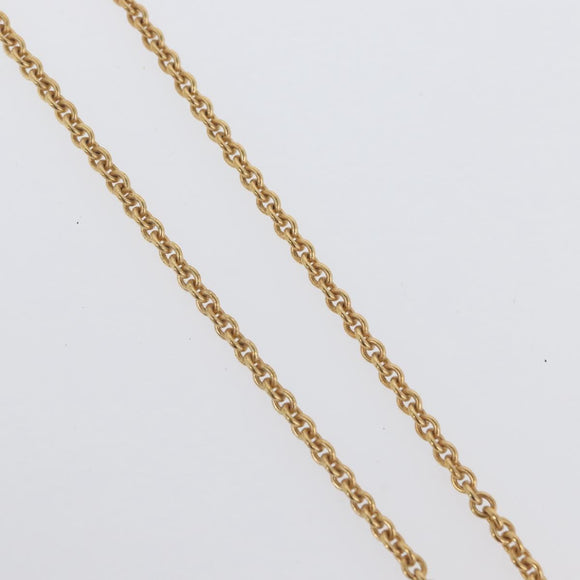 Christian Dior Necklace metal Gold Auth BSZ415