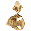 SAINT LAURENT Ohrring Ohrring Metall Gold Auth BSZ416V-3
