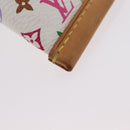 LOUIS VUITTON Monogram Multicolor Berlango Portemonnee Wit M58028 Auth BSZ417V-16