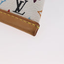 LOUIS VUITTON Monogram Multicolor Berlango Portemonnee Wit M58028 Auth BSZ417V-17